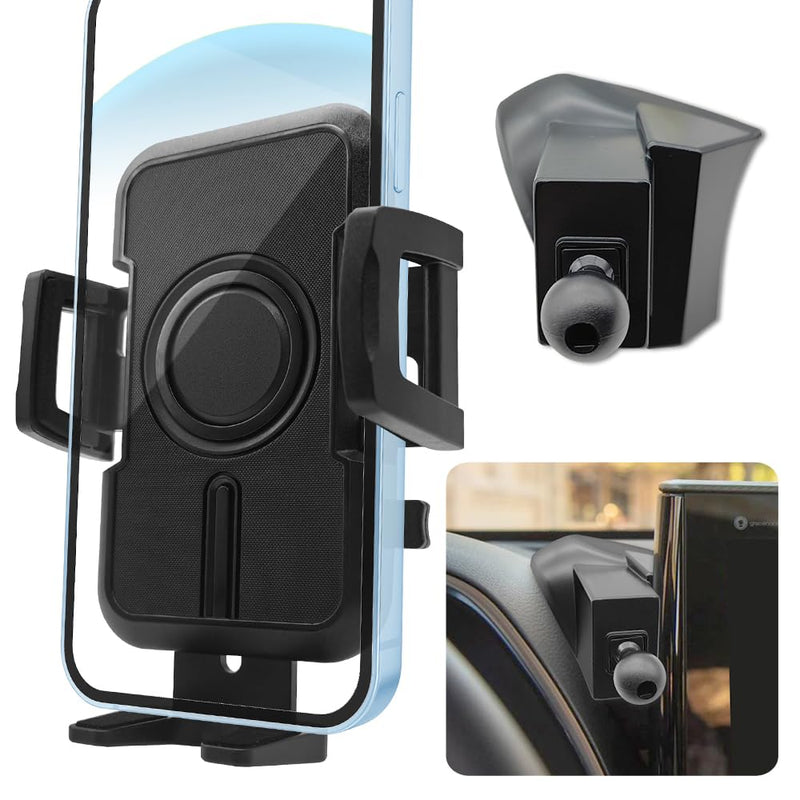 WAAPAK Car Phone Holder Mount 2014-2025 Highlander SUV Auto Accessories Interior Decoration Smartphone Thick Case Cradles Navigation Bracket (Highlander-20-25) Highlander-20-25