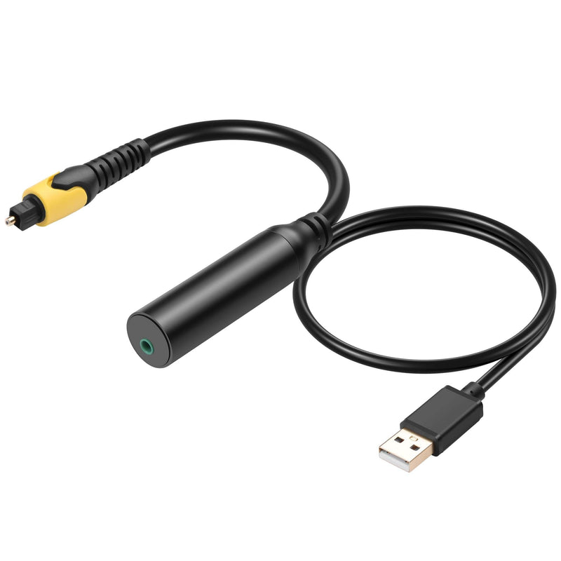 [AUSTRALIA] - CERRXIAN Digital Coaxial Optical SPDIF to Analog AUX Audio Cable - Optical to 3.5mm Female Conversion with USB Power - for PS4/Xbox/Optical Port to Sound Box 