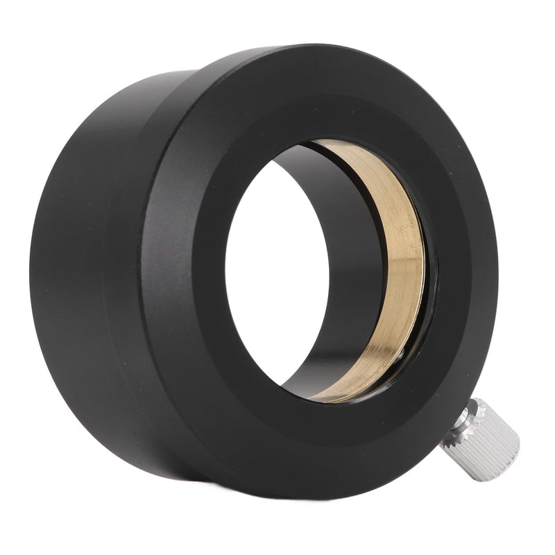 2 Inch to 1.25 Inch Telescope Eyepiece Adapter, Accurate Thread Telescope Eyepiece Mount Adapter Easy Installation Full Metal Black for Telescope Accessories