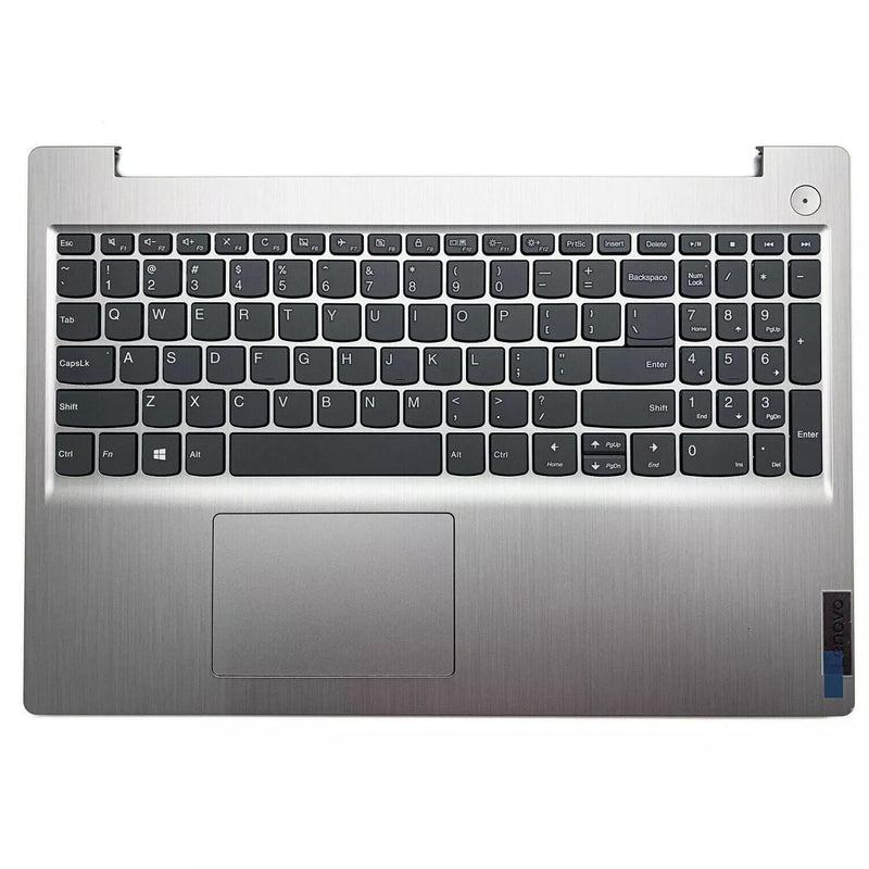 New Replacement for Lenovo IdeaPad 3-15 3-15IIL05 3-15ADA05 3-15IML05 Laptop Upper Case Palmrest Non-Backlit Keyboard Touchpad Assembly Part 5CB1D03689 5CB0X57656 Silver