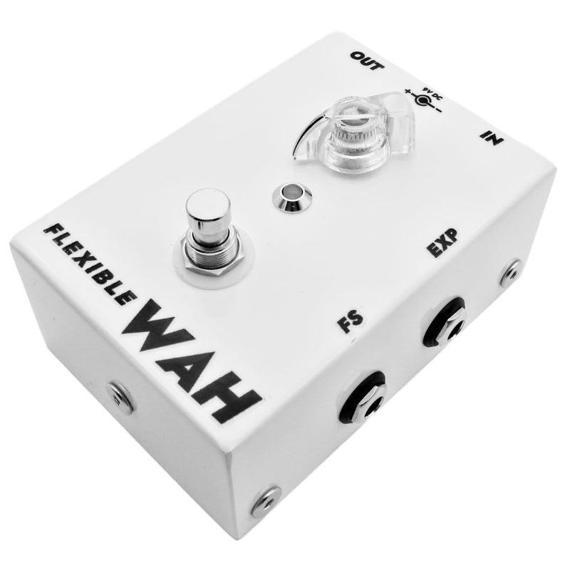 Hand-made Wah Pedal, multi-function wah pedal with EXP/FS Jack, True Bypass, DC 9V, Pedal for Electric Guitar White