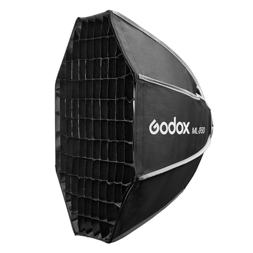Godox ML-SF50 Octagon Softbox 37" 50cm and Honeycomb Grid Softbox