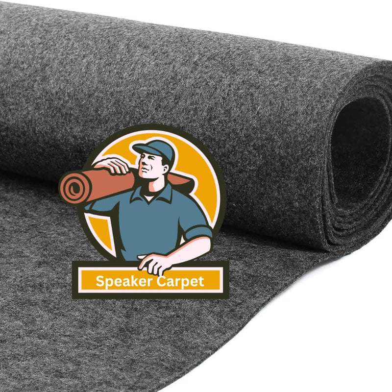 [AUSTRALIA] - 40" x 40" Speaker Box Carpet Car Sub Woofer Trunk Liner Felt Black Fabric for RV, Boat, Truck, Automotive Interior, Marine, Home Floor (Grey) 40" x 40" GREY 