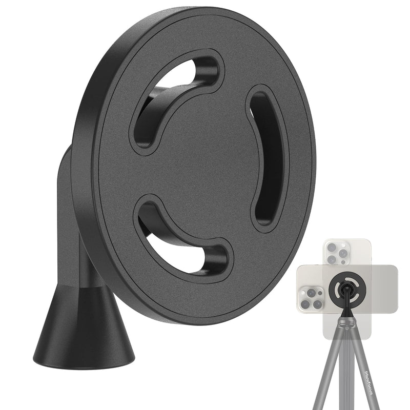 [AUSTRALIA] - Magnetic Phone Tripod Mount Adapter with 1/4"-20 Screw Hole, Compatible with Magsafe for iPhone 17/16/15/14/13 Plus Pro Max Mini Series, Adjustable Phone Holder for Tripod, Ring Light, Selfie Sticks 