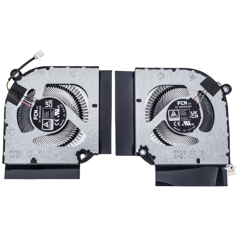 Laptop CPU+GPU Cooling Fan for Acer Predator Helios 300 PH317-55 PH315-55 PH317-56 Nitro 5 AN515-58 AN517-55 N22C1 AN515-58-51R3 AN16-41 AN16-51 AN17-41 AN17-42 N23Q4 Series FPDG FPDH 12V