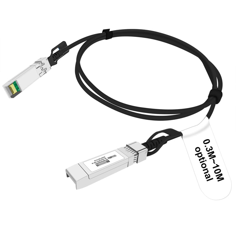 SFP Cable SFP+ DAC Twinax Cable, Fiber Optic Cable 10G SFP+ Passive 3 Meters 30AWG Direct Attach Cable Compatible Ci SCO SFP-H10GB-CU3M UC-DAC-SFP+ sfp cable 3m