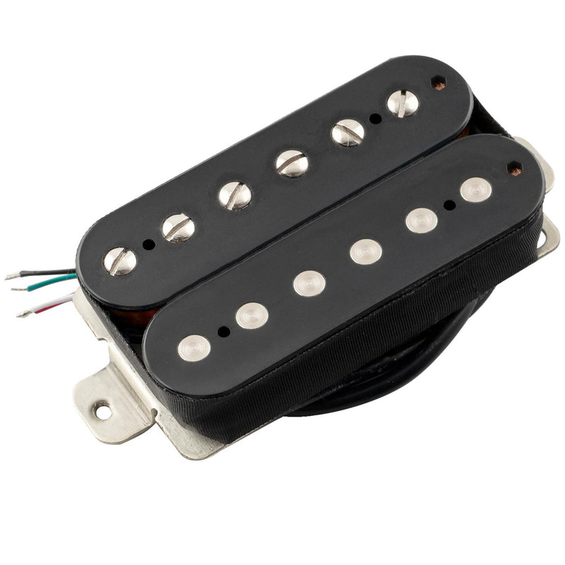 Musiclily Pro LP-OBLA Alnico 5 Uncovered Humbucker Neck Pickup for Electric Guitar, Black Black Neck
