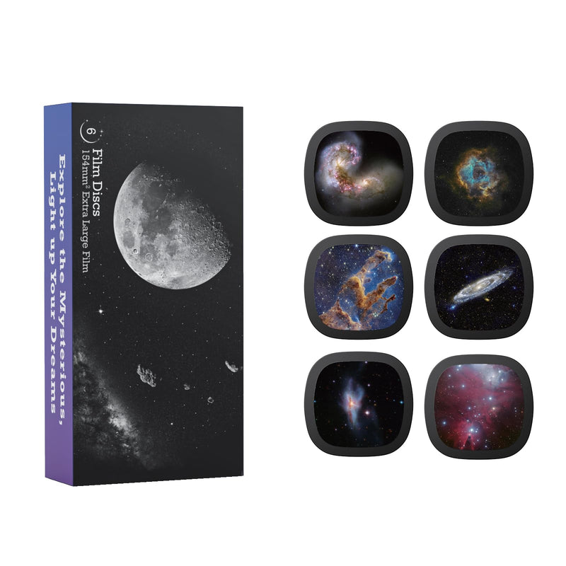 [AUSTRALIA] - Realistic Discs - Discs for Ainael Meteor and Galaxy Projector, 5k Ultra HD Slide for Home Planetarium, 6 Discs Set Without Projector (Nebula 3) 