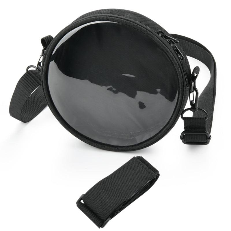 [AUSTRALIA] - XBERSTAR Portable CD Player Bag Carrying Case for Arafuna CD5189B/for HOTT CD204 Travel Storage Case Portable CD Player TPU Transparent Case, Black Transparent, Liten 