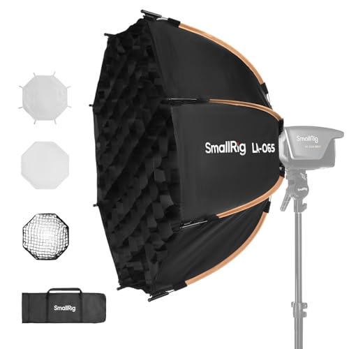 SmallRig 25.6" Bowens Mount Softbox Photography Lighting Kit, Quick Release 25"/65cm