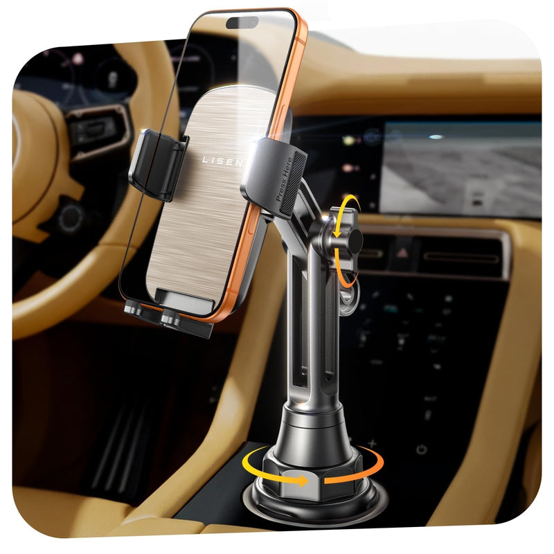 LISEN Car Phone Holder Mount (Cup Holder Mount)