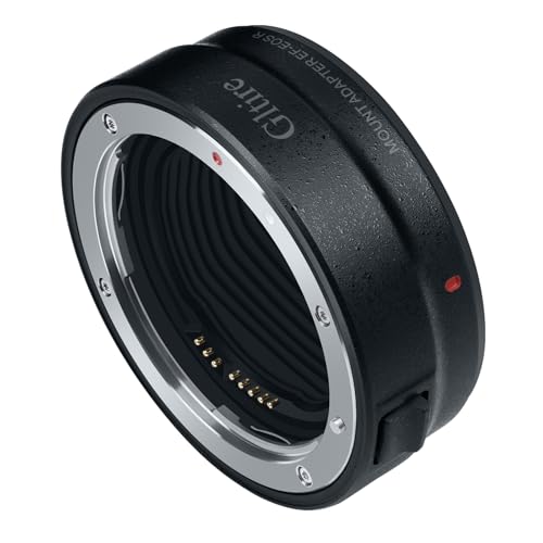 EF-EOS R Lens Adapter, Auto Focus Mount Adapter for Canon EF/EF-S Lens to RF Mount Camera, Compatible with Canon R5 R6 R7 R8 R10 R50 R100 RP R3