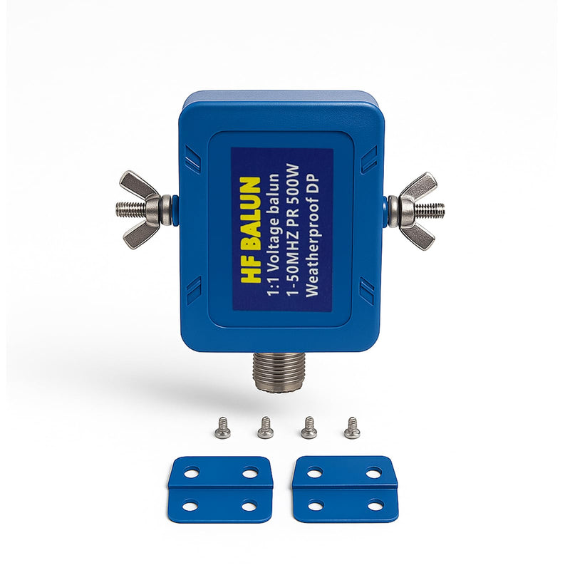 [AUSTRALIA] - Upgrade Balun Antenna 1:1 Dipole Antenna Shortwave Radio Antenna 1-50MHz 500Watt Balun for Ham with UHF Female (SO-239) Connector 1:1 Balun Antenna 500W 