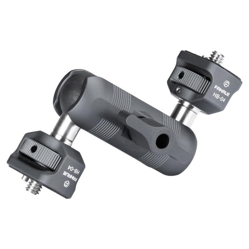 [AUSTRALIA] - FANAUE Mini Articulating Arm Mount Camera Accessories Compatible with 1/4"-20 to 1/4"-20 Connectors (with Locating Pins) Aluminum-Built Arm Offers Flexibility Connectors 