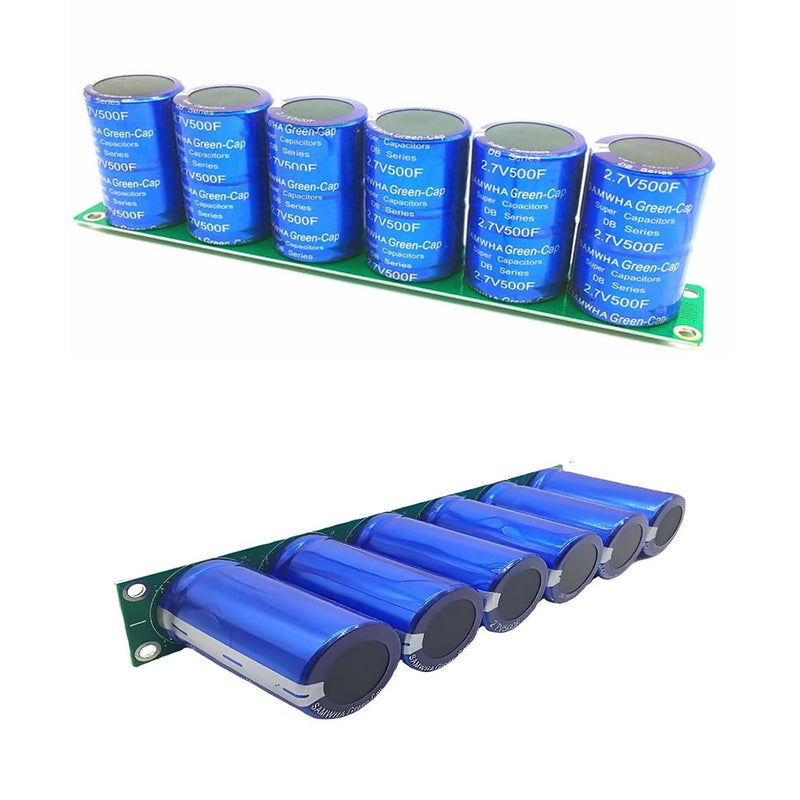 1Set of 6 Automotive Supercapacitor Rectifier Modules 35 x 60 mm 2.7V 500F Supercapacitor Rectifier Module with Balancing Board Circuit Boards