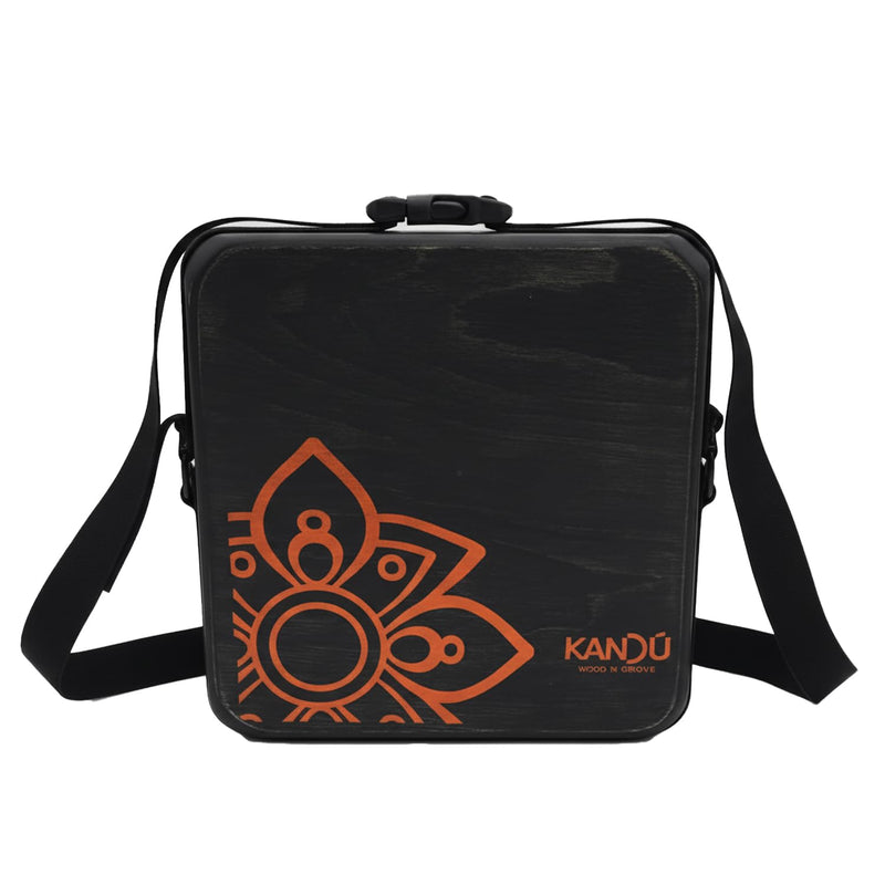 The Kandu Mashbox - is the first-ever wearable drum shaker,small Cajon designed to meet the needs of every percussionist (Black) Black