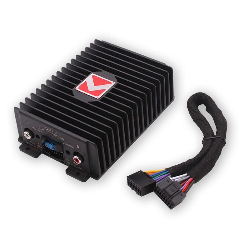 Shkalacar Car Audio 4-Channel Amp Amplifier 80Wx4 Modification Power, Digital Sound Processor Class A/B for Android Car Player