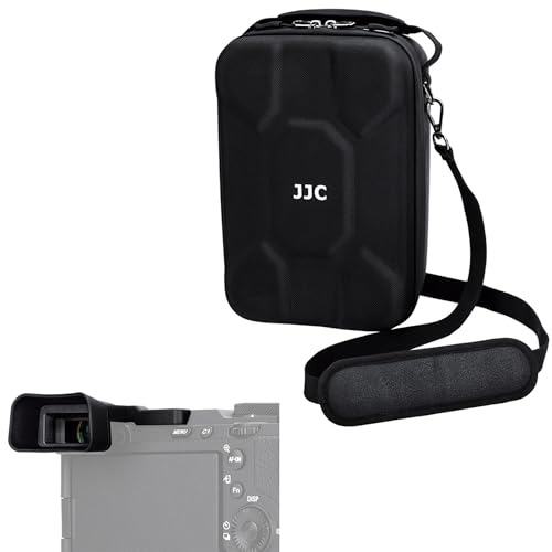 Camera Eyecup+ Hard Camera Pouch：Camera Eyecup for Sony with Hard Camera Travel Carrying Case