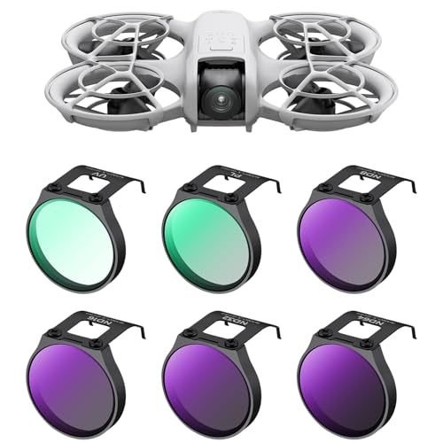 K&F CONCEPT ND & CPL Filter Set Compatible with DJI NEO UV+CPL+ND8+ND16+ND32+ND64