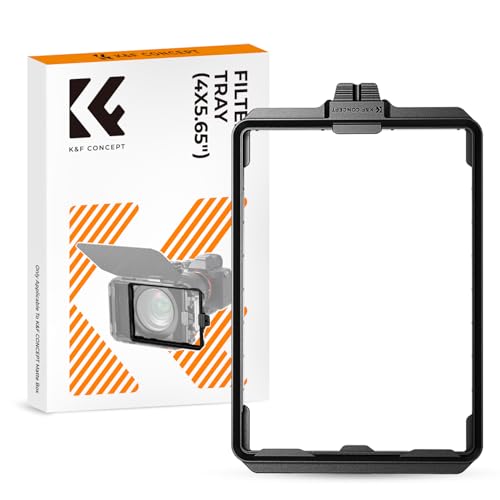 K&F CONCEPT Matte Box Filter Tray for 4" x 5.65" Square ND UV Filter
