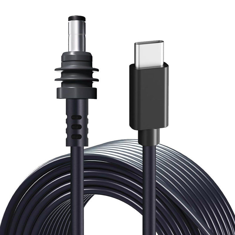 Starlink Mini USB C to DC Power Cable, 49ft Starlink Mini Type-C to DC Power Cable, PD 20V Type-C Input to DC Male Output Waterproof, Compatible 65W+ PD 20V Protocol Power Supply/Source (15M) 15M