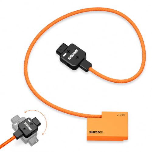 ZGCINE D-Tap to LP-E17 Dummy Battery Cable, DR-E18 DC Coupler Replacement