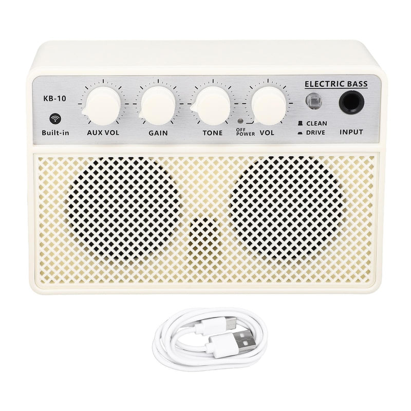 [AUSTRALIA] - KOKKO KB-10 Bass Amplifier Portable Mini Bluetooth Audio 10W Mini Bass Amplifier Portable Rechargeable Bass Guitar Practice Amplifier 