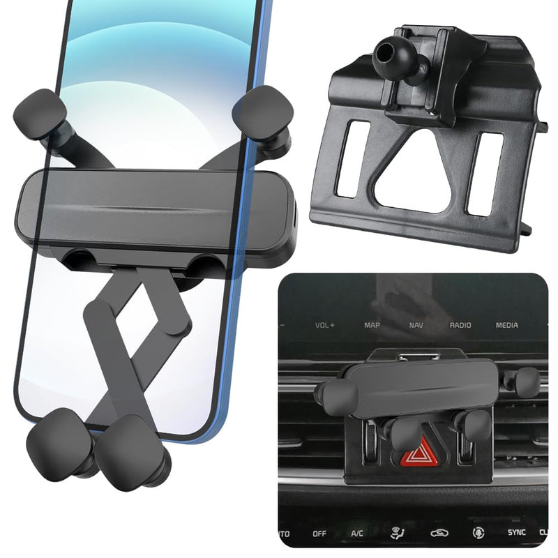 Car Phone Holder Mount for Kia Forte 2019 2020 2021 2022 2023 2024 Sedan Auto Accessories Navigation Bracket Interior Decoration Dash Board Mobile Cell Phone Mount