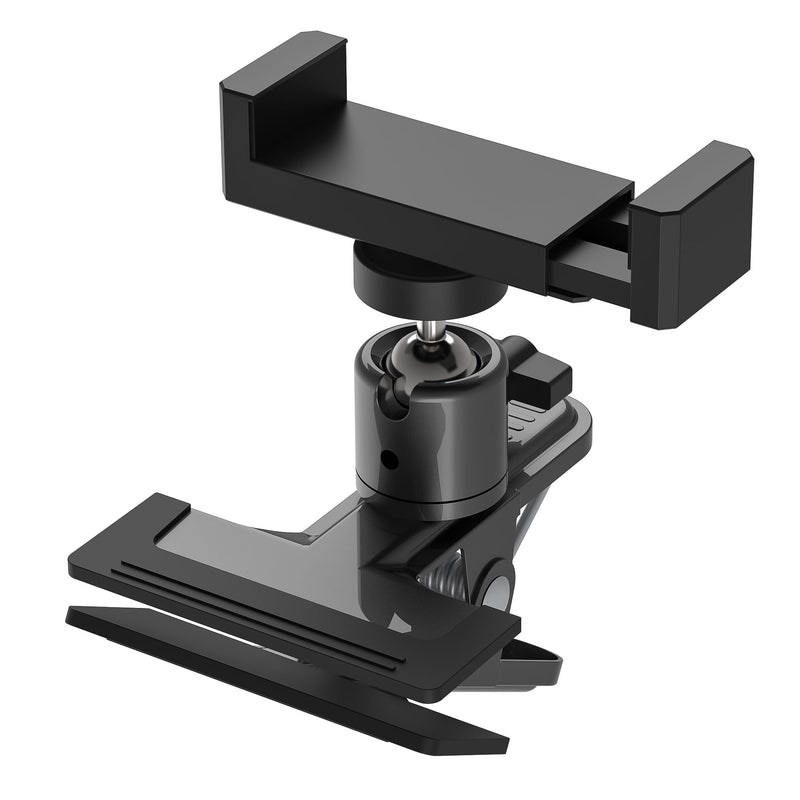 [AUSTRALIA] - Metal holder Clip Clamp Mount 360 Degree Rotation 1/4 inch Screw for iPhone 16 15 14 13 12 series Samsung Oneplus Xiaomi Cell Phones and Arlo/Blink/Eufycam/Wyze/Nest/reolink/Tapo camera series for Phone 