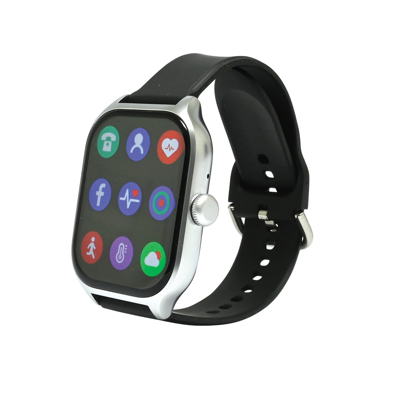 LEXiBOOK, Power Watch Smartwatch DMW075 | iOS/Android, calls, notifications, health tracker, voice assistant