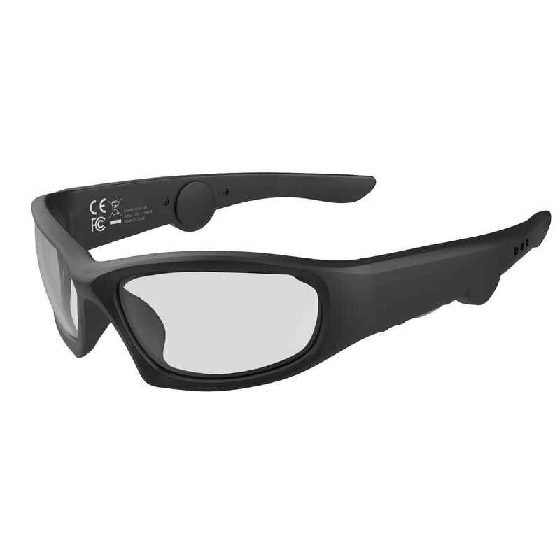Safety Audio Smart Glasses with Bluetooth Speaker Headphones, Athletic/Outdoor Protection Eye, Unisex, (Clear Lens) Clear2