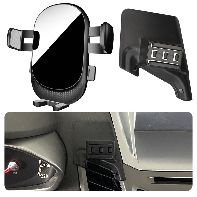 Car Phone Holder for Ford Fiesta 2011-2019 | Auto Accessories Auto Lock Hands Free Cell Phone Mount Car fits for iPhone & All Smartphones