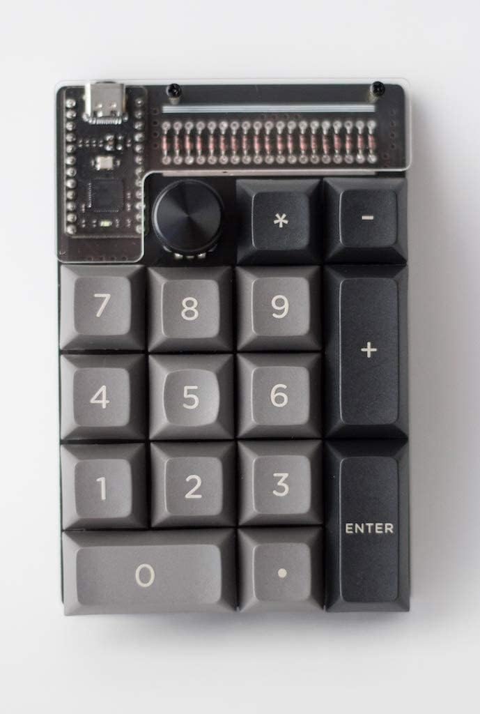 Tidbit 19 Key Programmable QMK Mechanical Numpad Kit (Plus - Black) Plus - Black