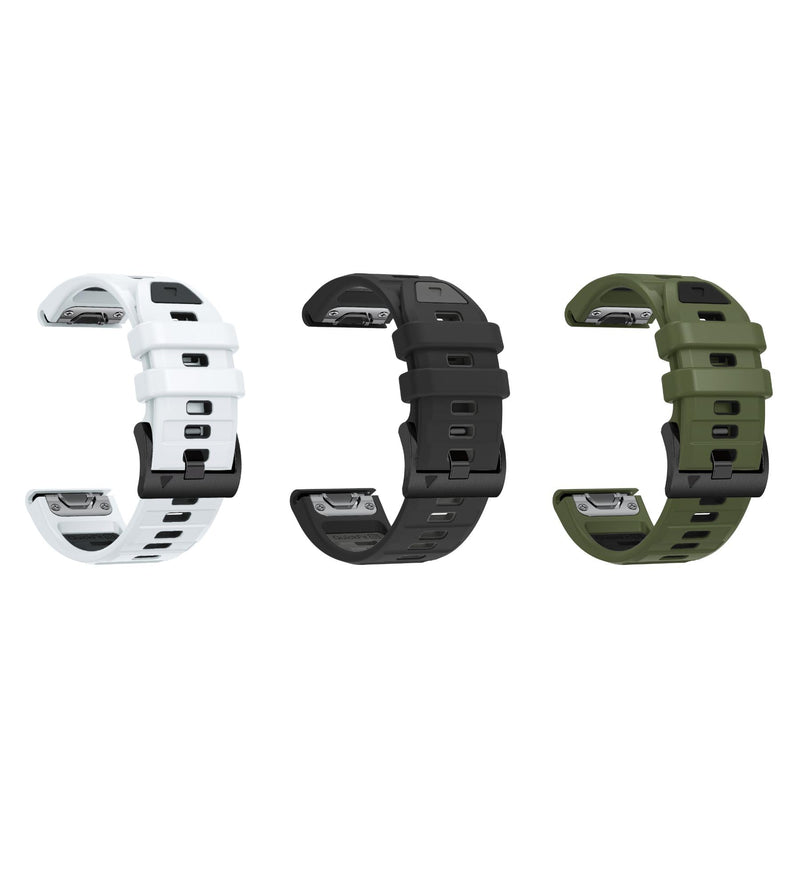 22mm Watch Band for Garmin fenix 8 47mm 5 6 fenix 7 sapphire solar band Quick Fit 22 Watch Bands for Garmin Watch Forerunner 965 955 epix gen 2 47mm Strap Comfort for Men Women Combo_3