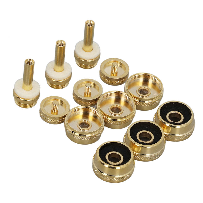 [AUSTRALIA] - Trumpet Valve Finger Button Cap and Rod Set, with Abalone Shell for Repair Replacement for Old Parts Easy Installation Exquisite Button Sturdy Metal 