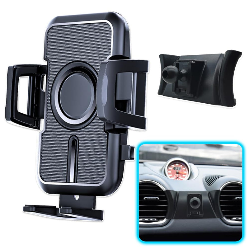 WAAPAK Car Phone Holder Mount 2017-2025 Porsche 718 Cayman Auto Accessories Interior Decoration Smartphone Thick Case Cradles Navigation Bracket iPhone