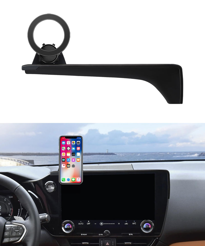 Car Phone Holder for Lexus NX NX350/ NX350h/ NX450h+ 2022-2026, 14" Screen | NX450h+F Sport 22-26, Magsafe Accessories Magnetic Cell Phone Mount Clip Compatible with iPhone, 3D fit Navigation Bracket for 22-26 NX (14-Inch only)