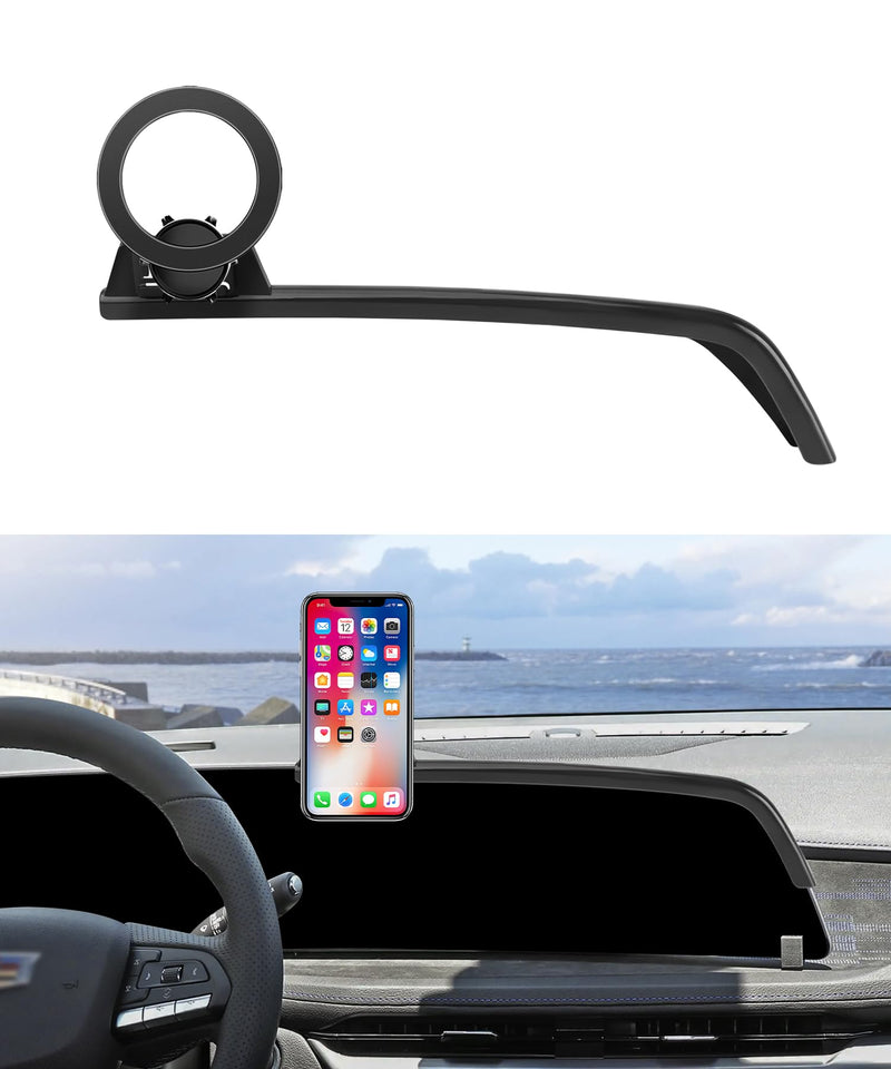 Car Phone Holder for Cadillac XT4 2024-2026, CT5/CT5-V/Optiq/Lyriq 2025-26 | Lyriq 2023-2026 33"Screen Magsafe Accessories Magnetic Cell Phone Mount Clip Compatible with iPhone,3D fit Navigation Bracket for 23-26 Lyriq/25-26 Optiq/CT5/24-26 XT4(33-Inch)