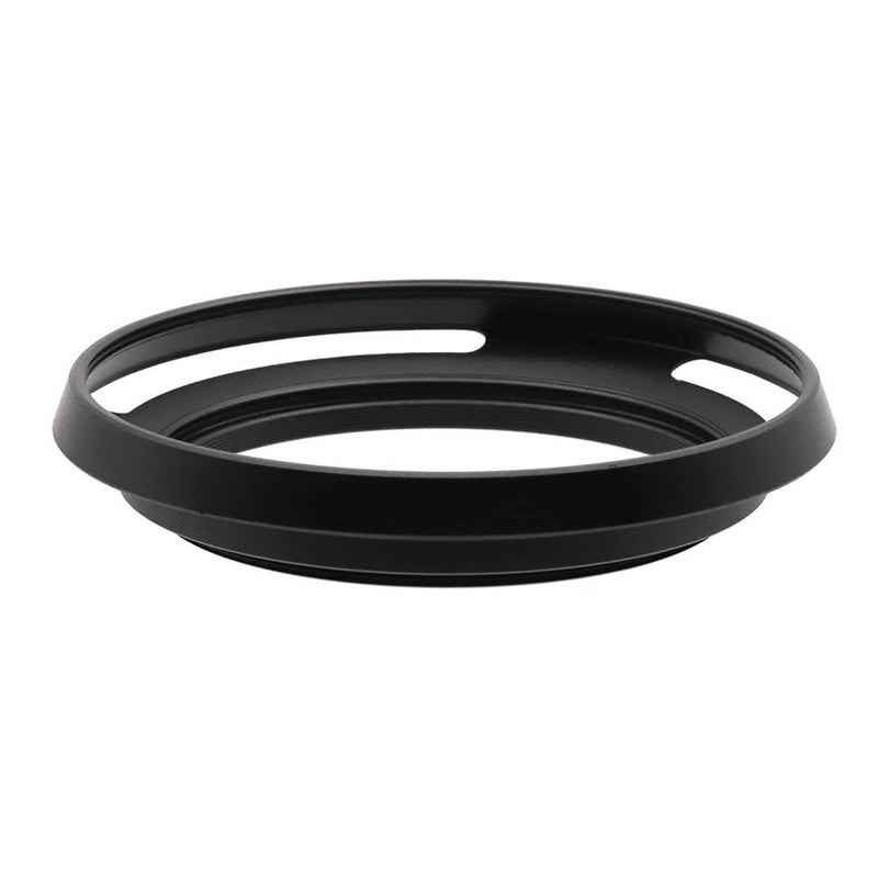58mm Hollow Lens Hood 58mm Screw in Curved Vented Lens Hood 58mm Metal Lens Hood for 58mm Lens Hood Wide(Black)