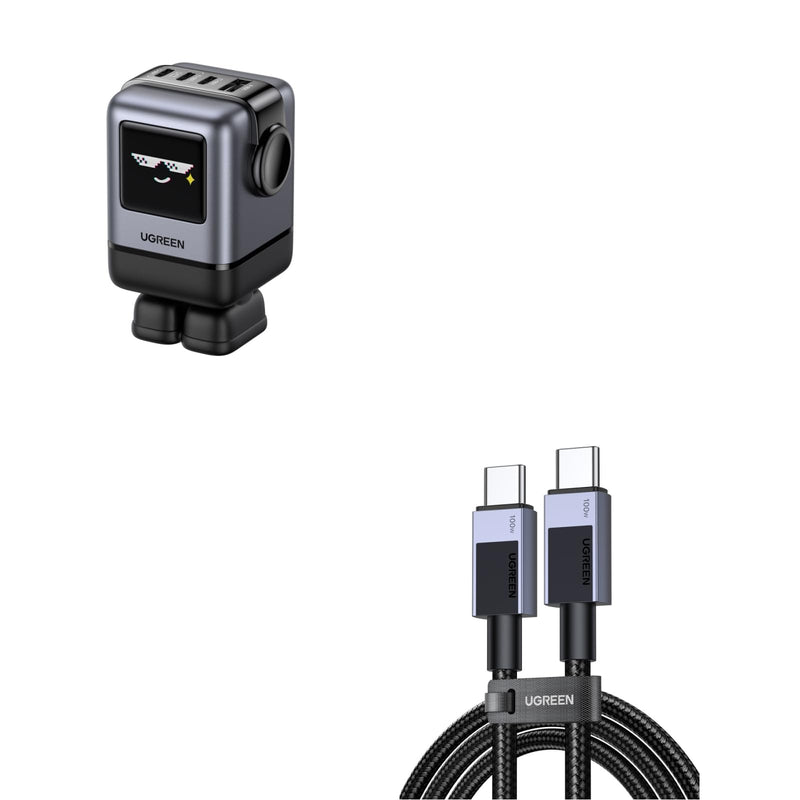 UGREEN Uno 100W Charger Bundle with 3.3FT 100W USB C Cable