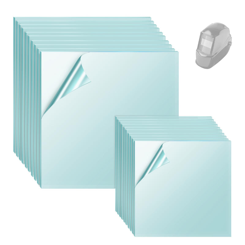 [AUSTRALIA] - 3350 Welding Helmet Lens for Lincoln Electric Viking Welding Hood Cover Clear Lenses - KP3044-1 KP2898-1 (10 PCS Inside + 10 PCS Outside) 