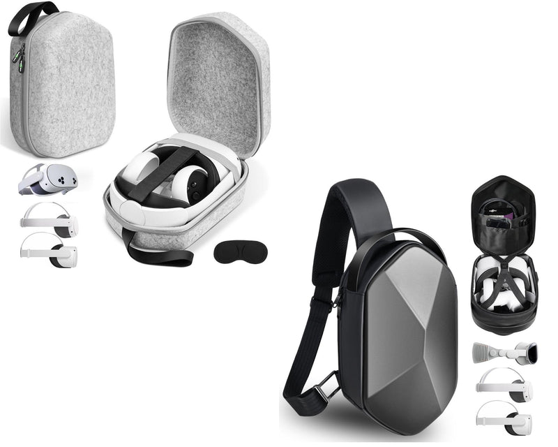 SARALR Hard Carrying Case and Travel Case for Meta Quest 3S/Quest 3/Quest 2