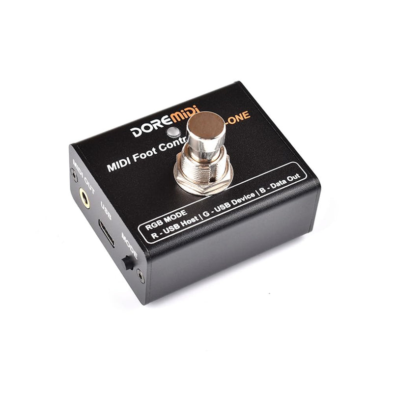[AUSTRALIA] - HXBER MIDI Foot Controller Electric Guitar MIDI Effects Pedal Plug and Play MIDI Output Ports DIY CC/PC/Note Messages Various Trigger Modes Portable MIDI Device 