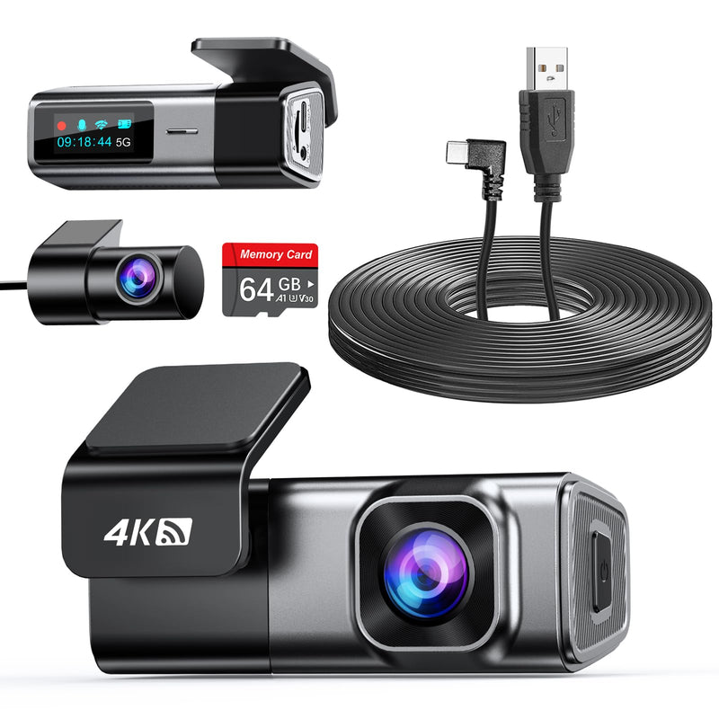 Bundle: Q7 Dash Cam & USB A to C Cable