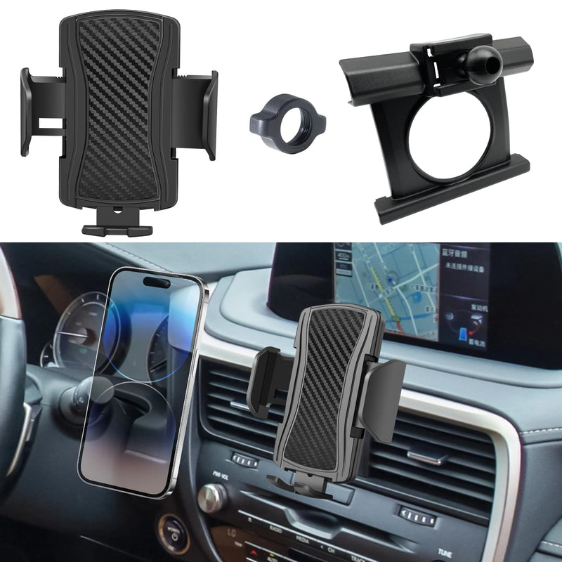 Car Phone Mount for Lexus RX 2016-2022 Phone Holder Navigation,Cellphone Mobile Cradle Auto Accessories Bracket Anti-Shake,360 Degree Rotation,Compatible for All Cell Phones for 2016-2022 RX350/RX350L/RX450h/RX450hL