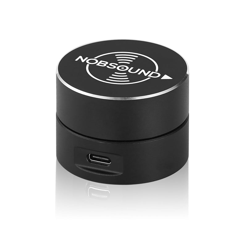 Nobsound USB Volume Control Knob with Mute Function, Compatible with Windows, Mac, Android, iOS, Mini Desktop Audio Controller with Breathing Light (DV-01)