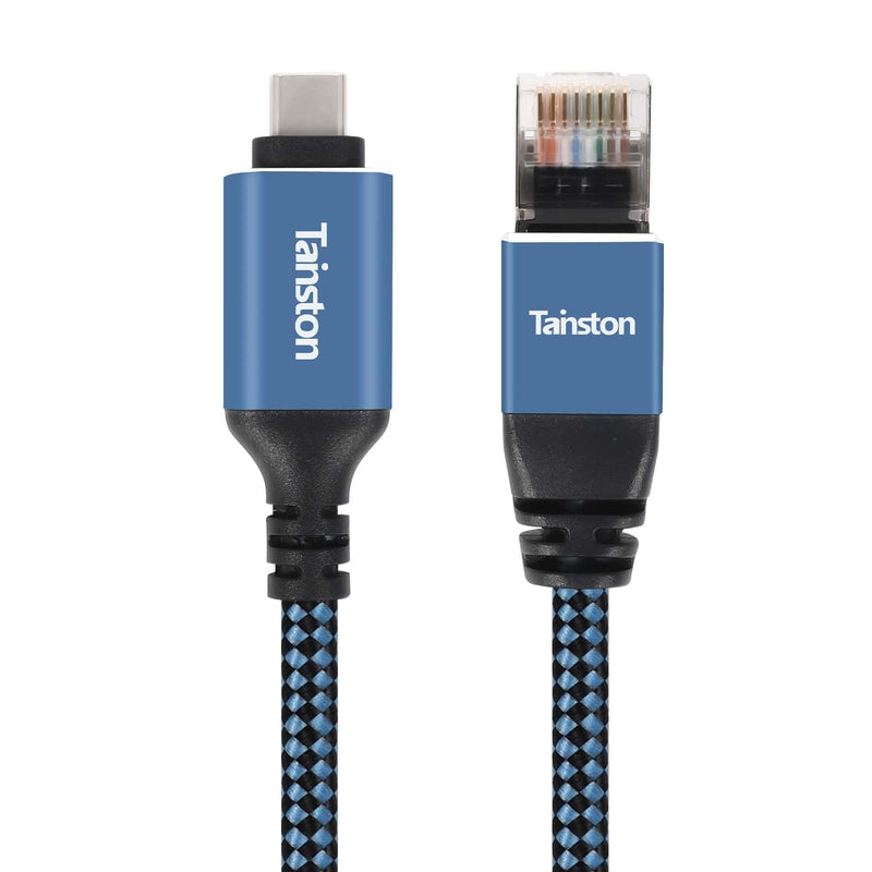 USB C to Ethernet Cable, 100Ft Type C to RJ45 Cable,USB C to Gigabit Ethernet Cable Compatible Thunderbolt 3/4,Directly Connected to Smartphone, Laptop, PC, Switch, Router, Modem and More 100 FT
