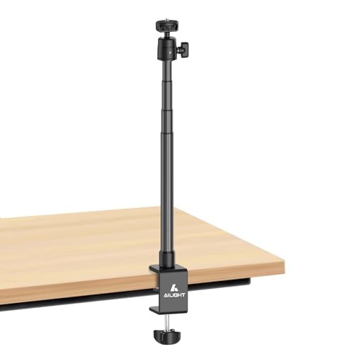Ailight Adjustable Desk Camera Mount & Webcam Stand 10.8"-31.1" TS6001