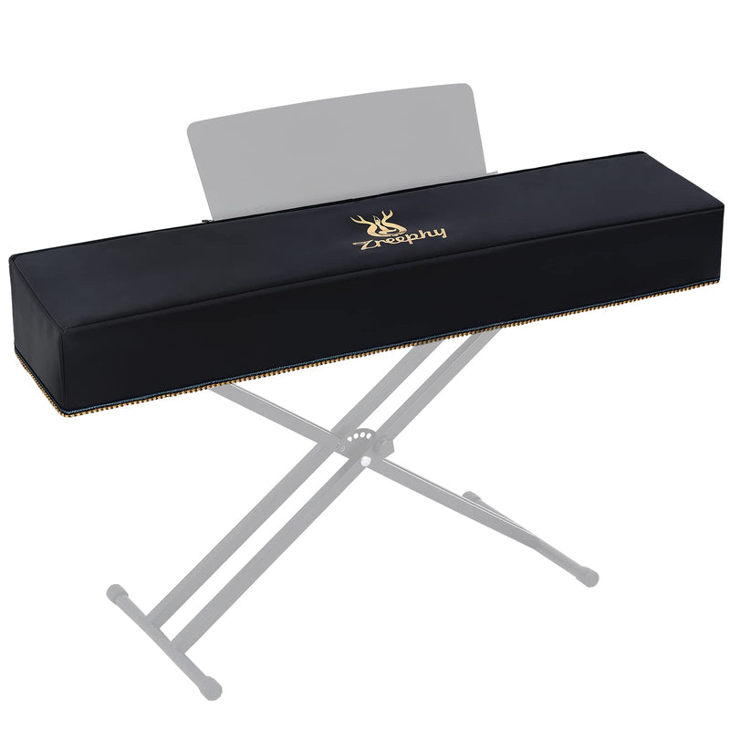 Piano Keyboard Dust Cover with Music Stand Opening of Zipper Design, Dust Proof Cover Compatible for Yamaha P225 P223 P145 P143 88 Keys Digital Piano Keyboards Electronic Keyboards L 52.36 * W 10.87" Black