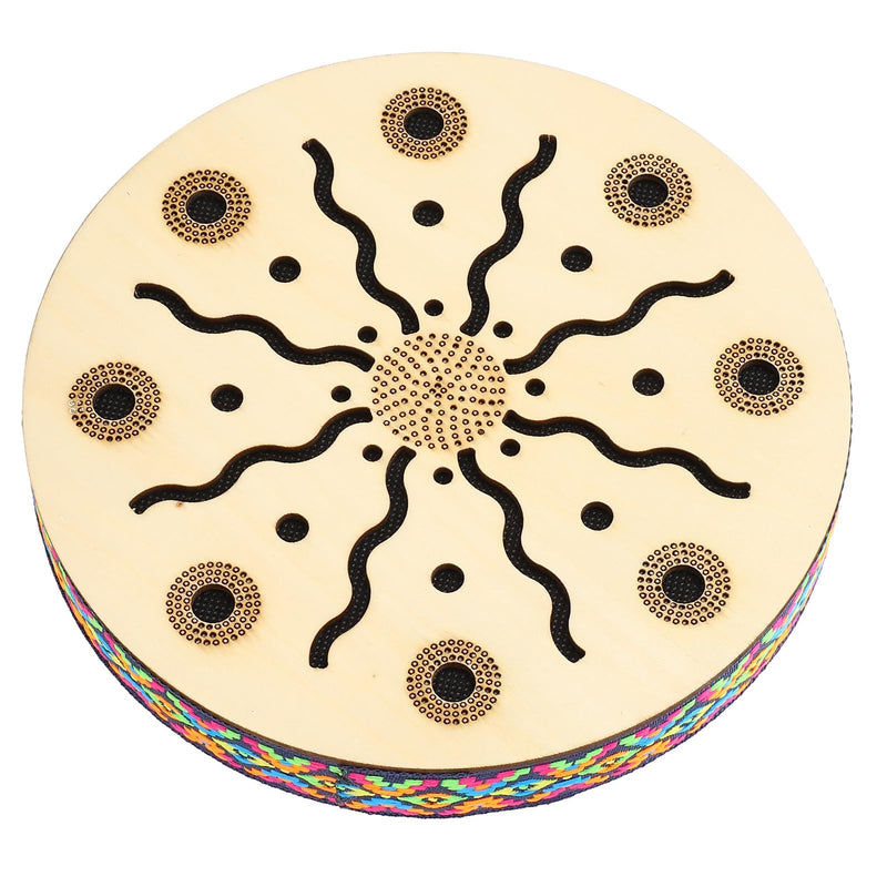 Portable, Authentic Ethnic Sound, Maple Percussion Instrument, 8in, for Meditation, Relaxation, Music Therapy, Home Decor, School